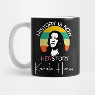 Kamala Harris History Is Now HERstory 2021 Mug